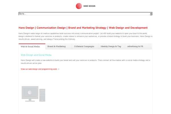 Site using jQuery Smooth Scroll plugin