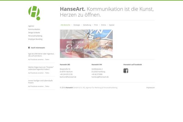 Infinity theme site design template sample
