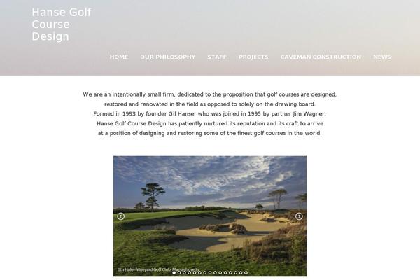 Sensible WP theme site design template sample
