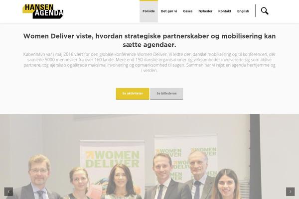 hansenagenda.dk site used Ehrlandings