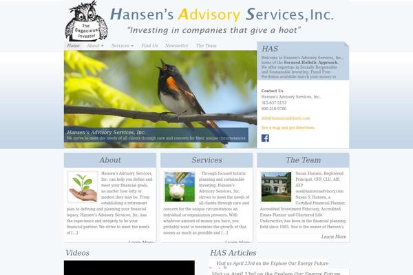 NonProfit theme site design template sample