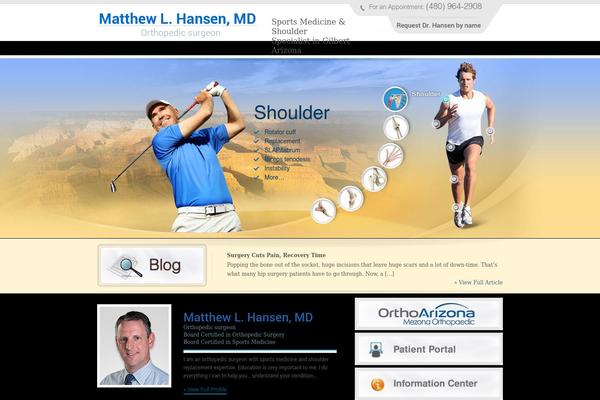 YPO theme site design template sample