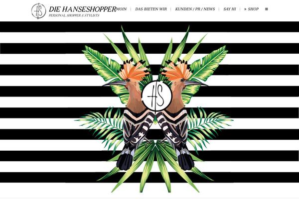 Nouveau theme site design template sample