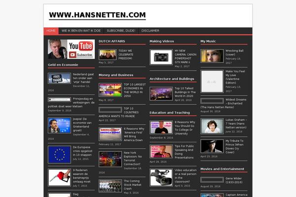 Site using AVH Extended Categories Widgets plugin