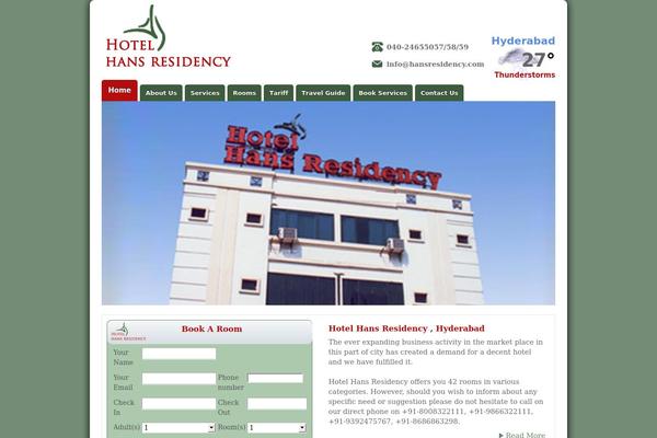 Site using Alfie WP Weather plugin