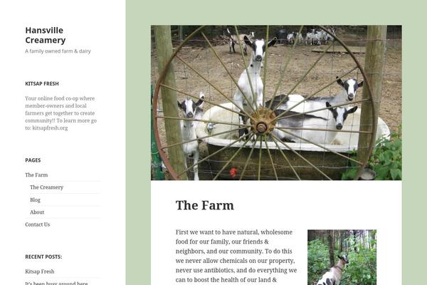 Twenty Fifteen theme site design template sample