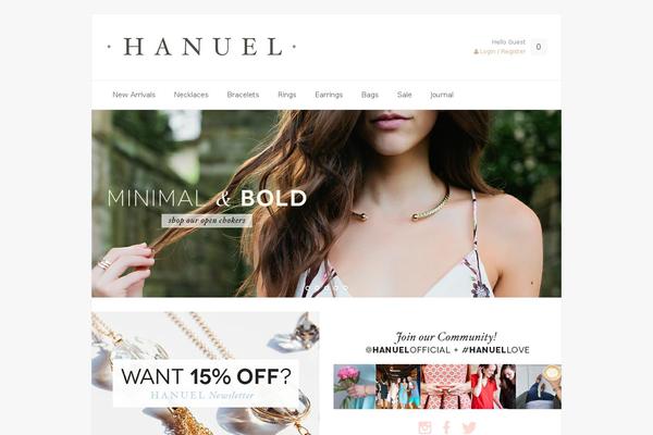 hanuel.com site used Mommerce