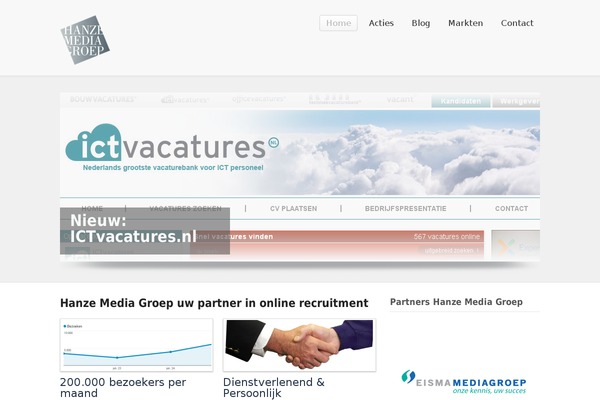 hanzemediagroep.nl site used Hmg