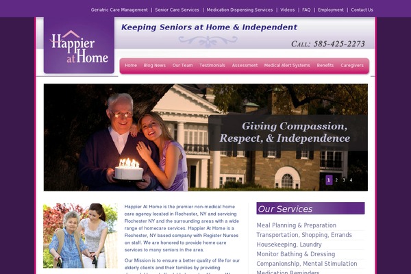 happierathome theme websites examples