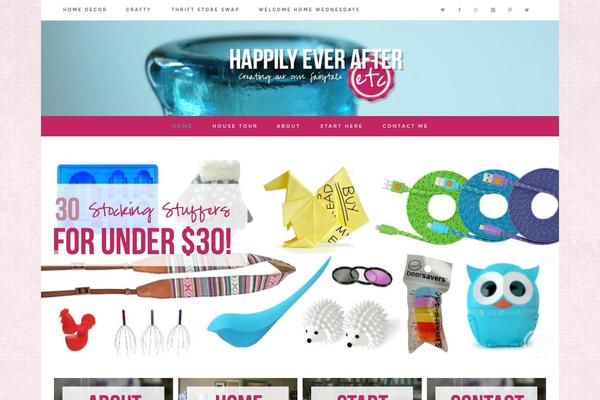 Darling theme site design template sample