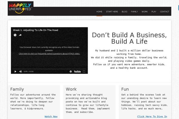 Storied theme site design template sample