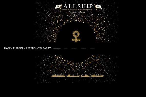 Fullscreen theme site design template sample