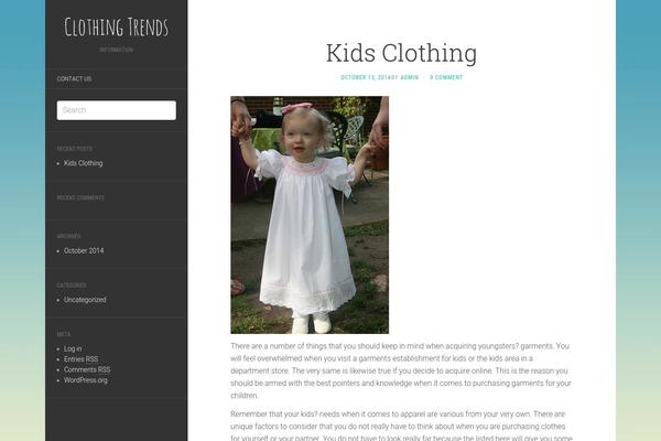Flat theme site design template sample