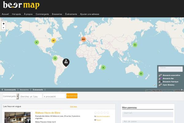 Site using Geodir_marker_cluster plugin