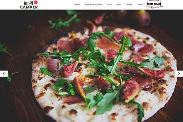 Immersion theme site design template sample