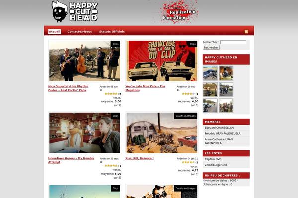 Snapshot theme site design template sample