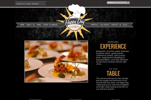 Starkers theme site design template sample