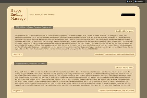 Ahimsa theme site design template sample