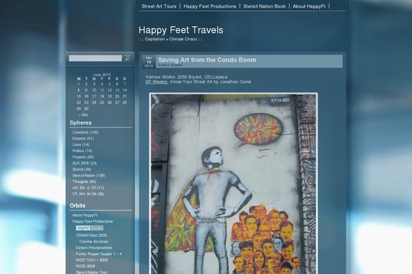 happyfeettravels.org site used Blue-diffusion