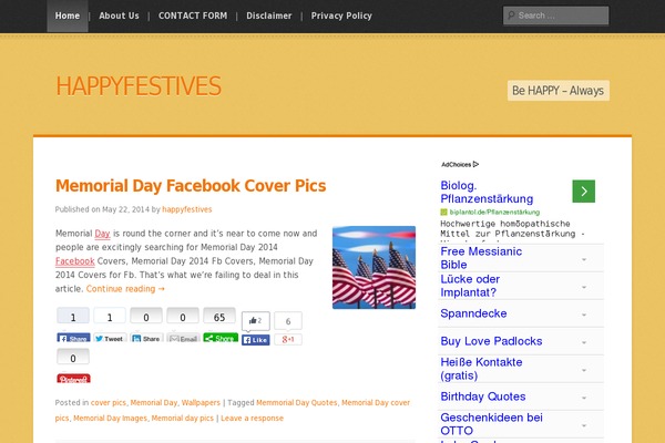 Cakifo theme site design template sample
