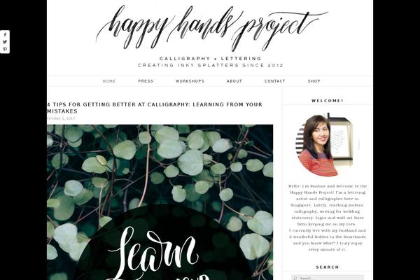 happyhandsproject.com site used Guinevere-theme.1.0.0