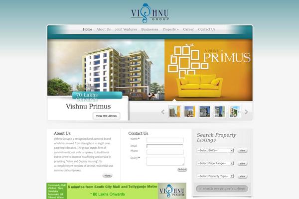 ElegantEstate theme site design template sample