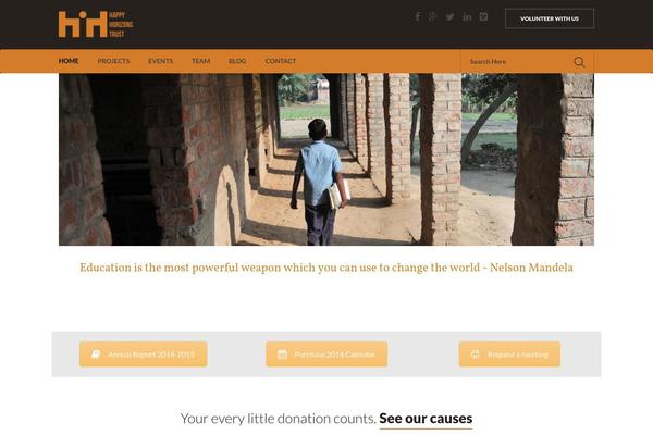 happyhorizons.org site used Hht