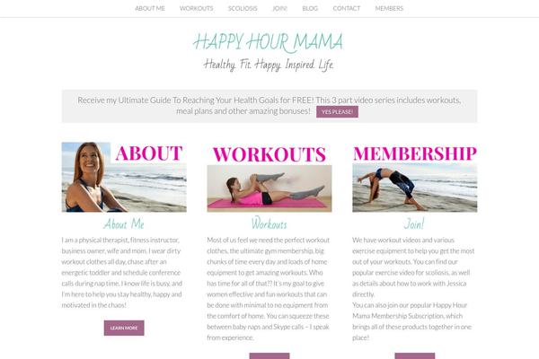 Birch theme site design template sample