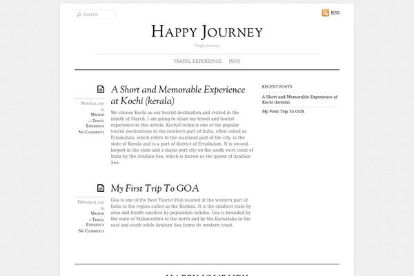 Elemin theme site design template sample