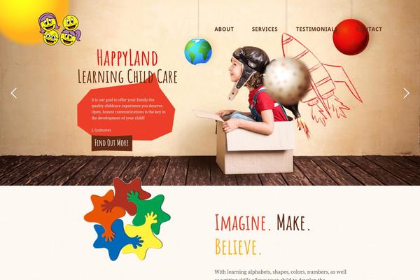 Kids-play-parent theme site design template sample