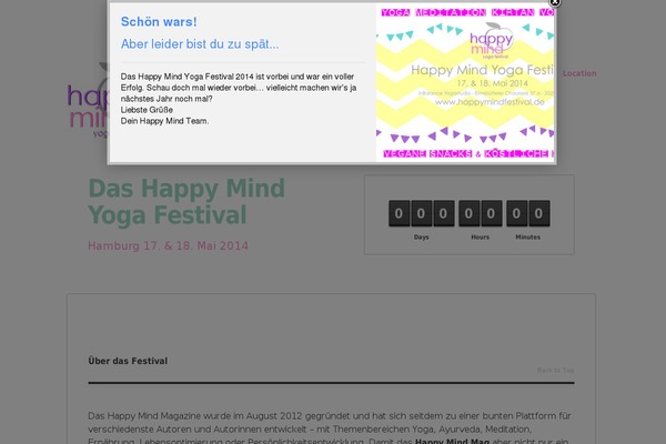 happymindfestival.de site used Rocketick