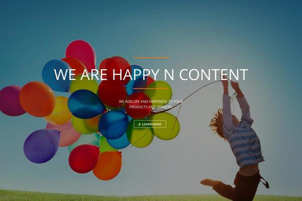 Alma theme site design template sample