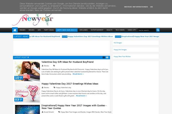 Noteworthy theme site design template sample