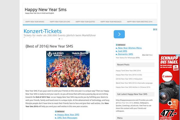 Iconic One theme site design template sample