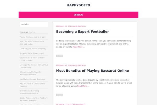 Chicago theme site design template sample
