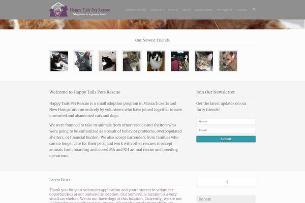 Rescue theme site design template sample