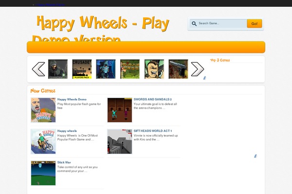 Durus theme site design template sample