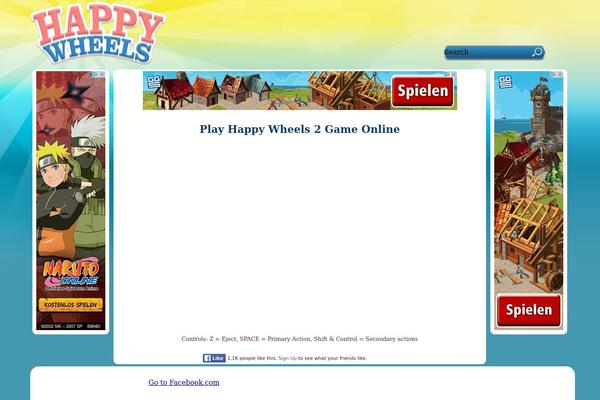 Wheels theme site design template sample