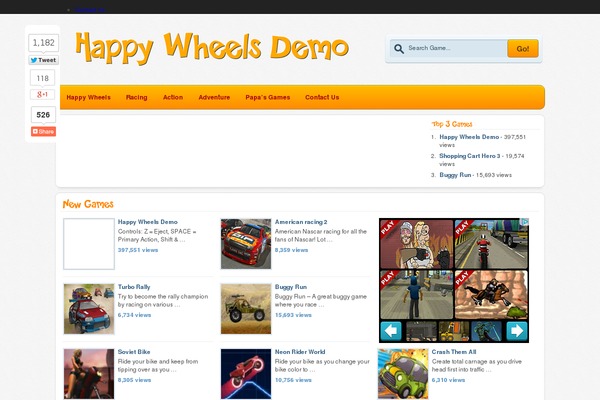 Durus theme site design template sample