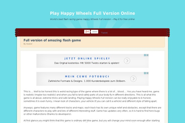 Ghostbird theme site design template sample