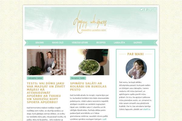 Isabelle theme site design template sample