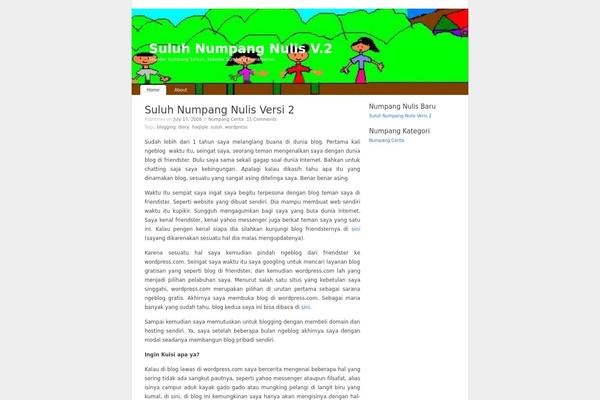 K2 theme site design template sample