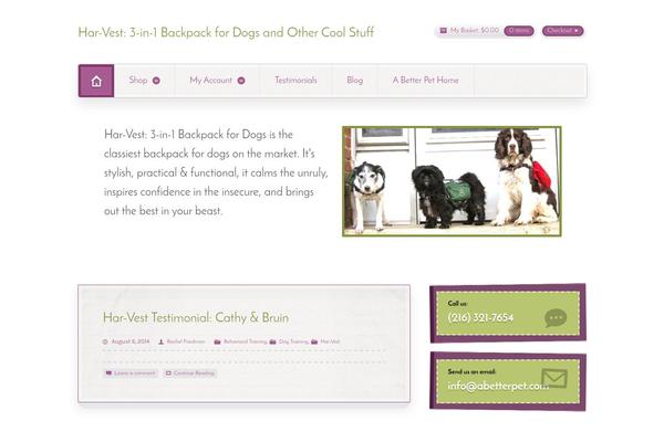 Artificer theme site design template sample