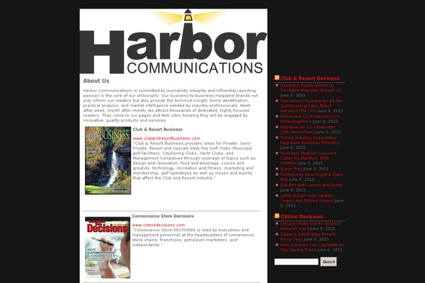 harborcommunications.com site used Red-top