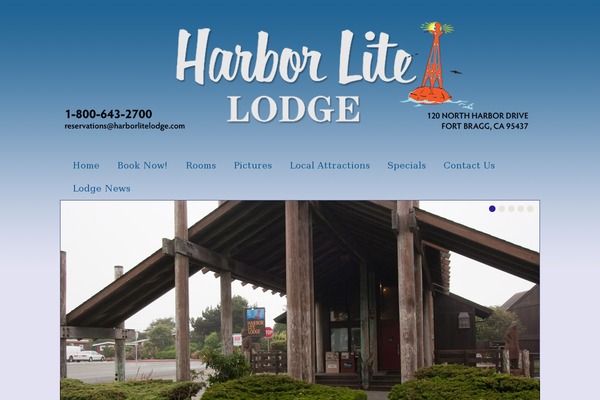 Hospitality theme site design template sample