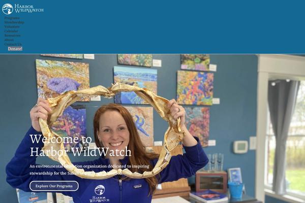 harborwildwatch.org site used Harborwildwatch-child