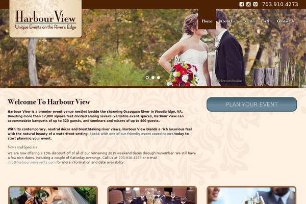 harbourviewevents.com site used White Rock