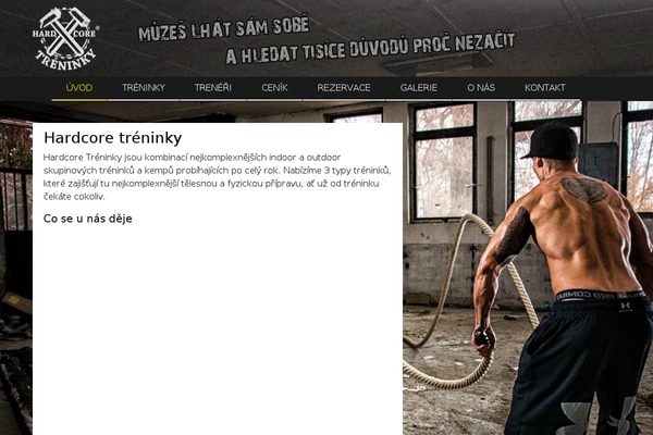 hardcore-treninky.cz site used Hardcore