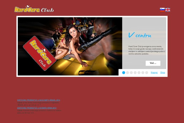 hardcoreclub.si site used Tourism