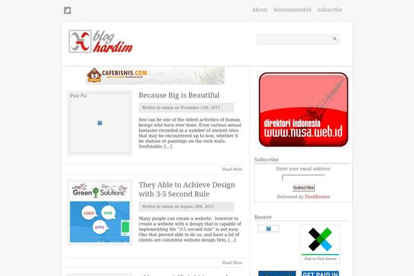 hardim.org site used Modesttheme